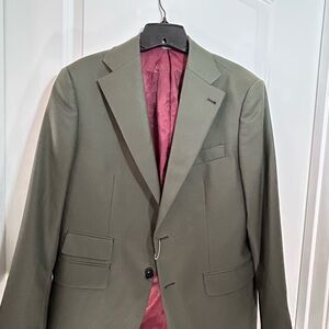 Elegant Olive Men's Blazer